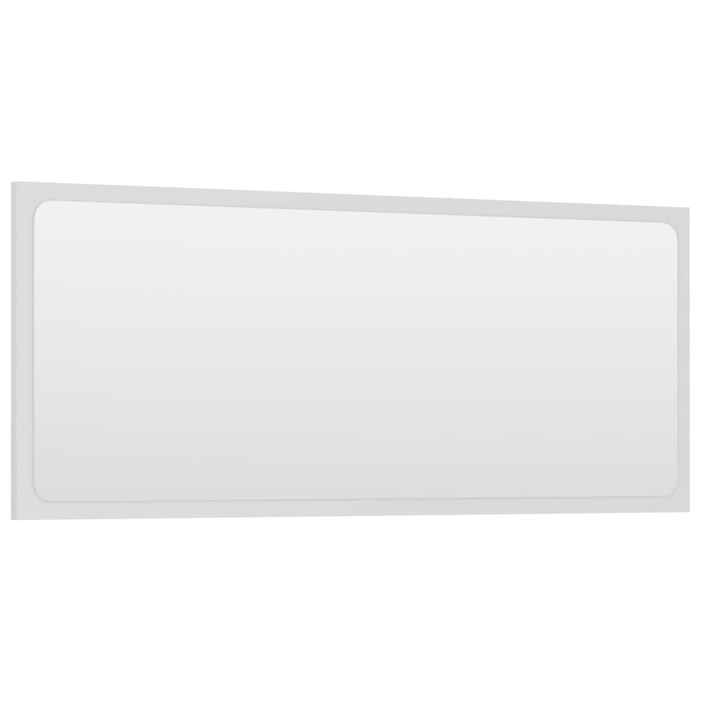 Badmöbel-Set Weiß Holzwerkstoff