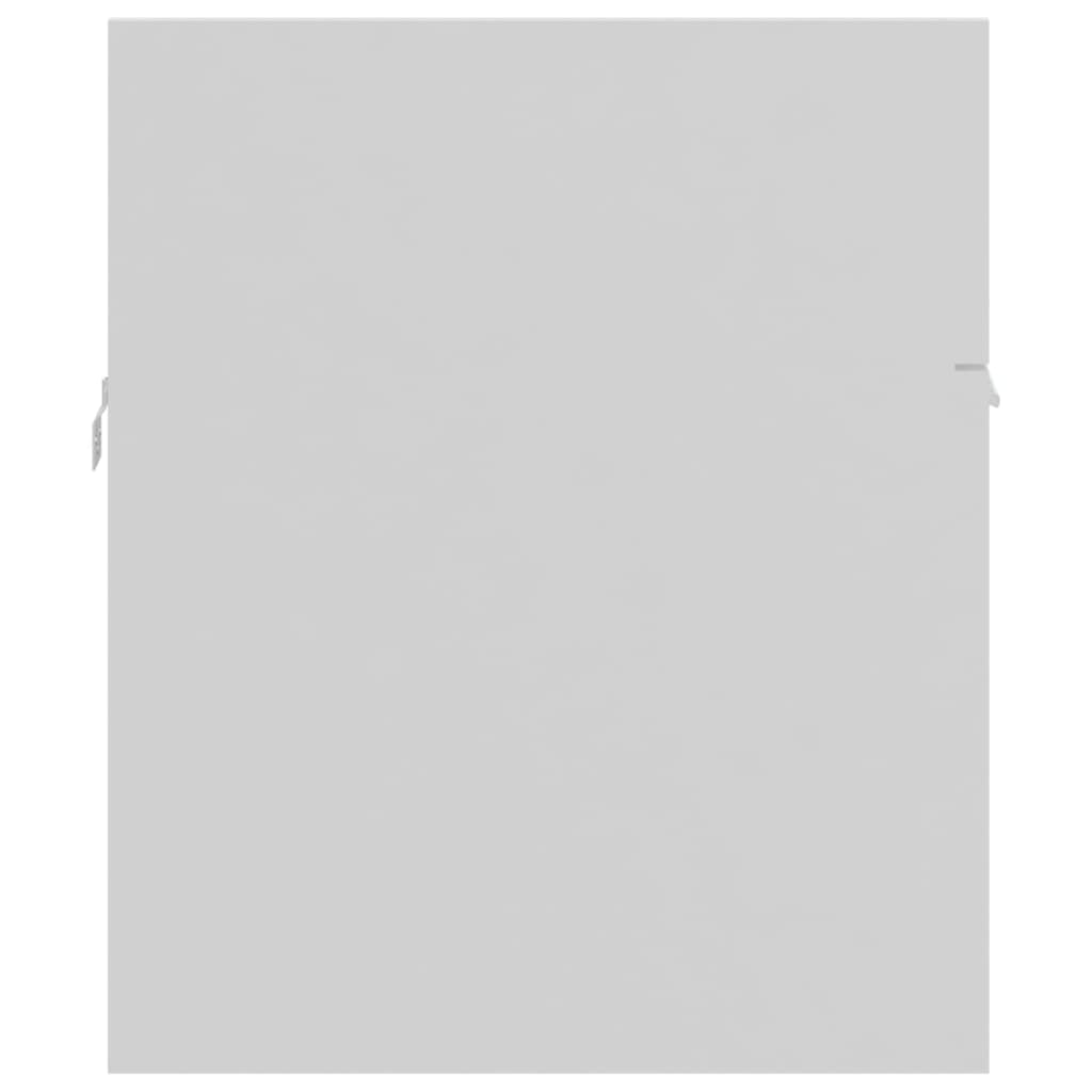 Bathroom furniture set white wood material