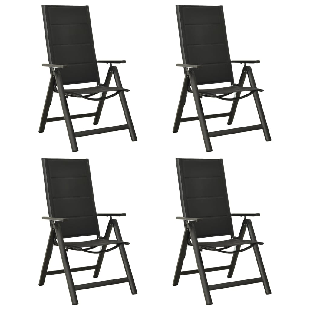 5-piece garden dining set aluminum anthracite