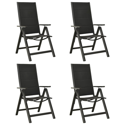 5-piece garden dining set aluminum anthracite