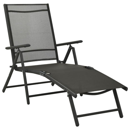 9-piece garden lounge set black and anthracite