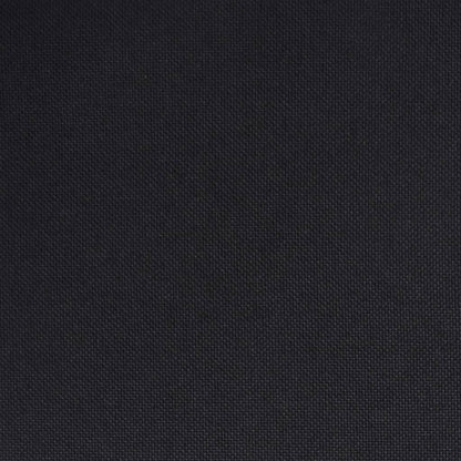 Schaukelsessel mit Hocker Schwarz Stoff