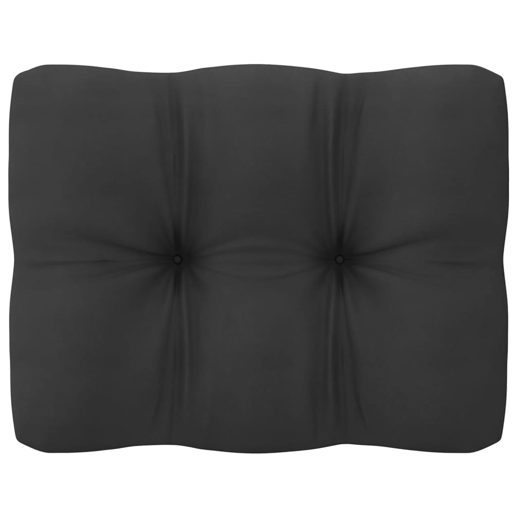 3-Sitzer-Gartensofa mit Kissen Kiefer Massivholz