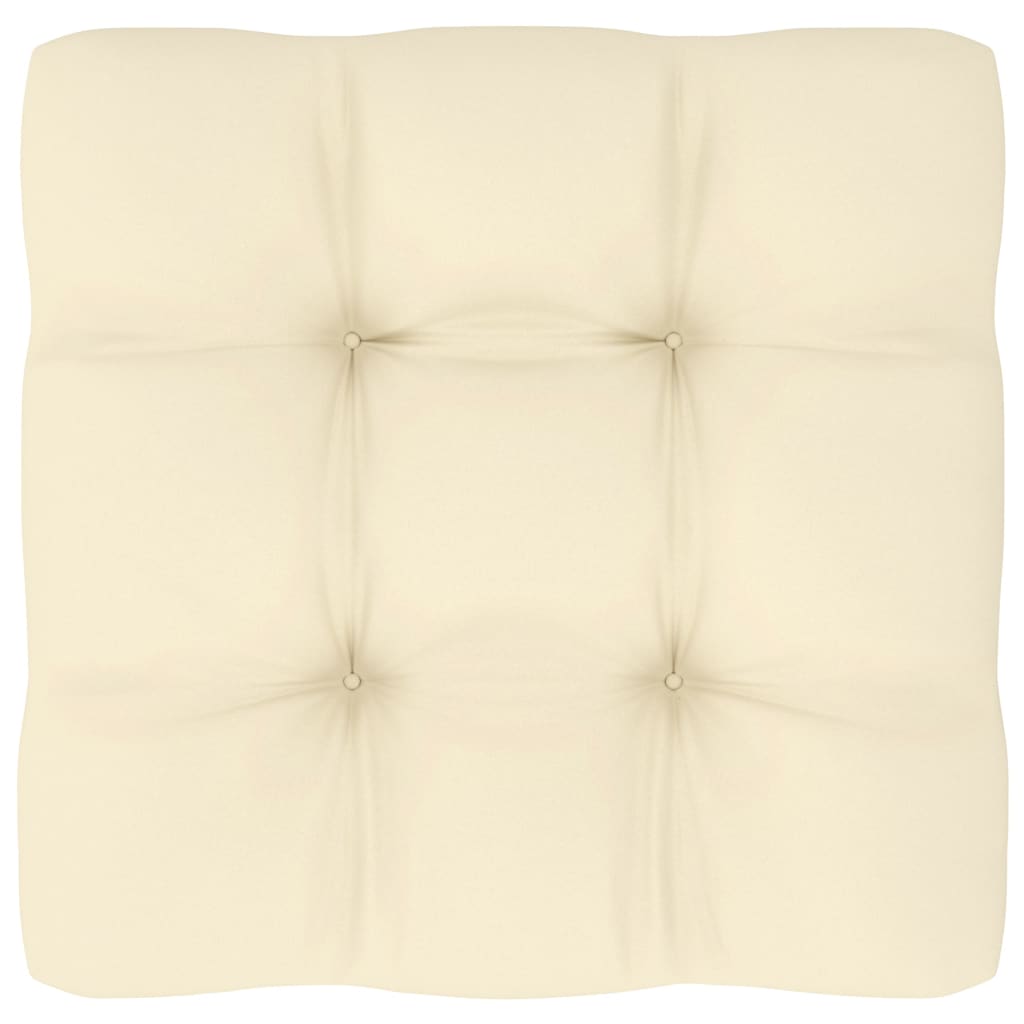 11-tlg. Garten-Lounge-Set mit Kissen Honigbraun Massivholz