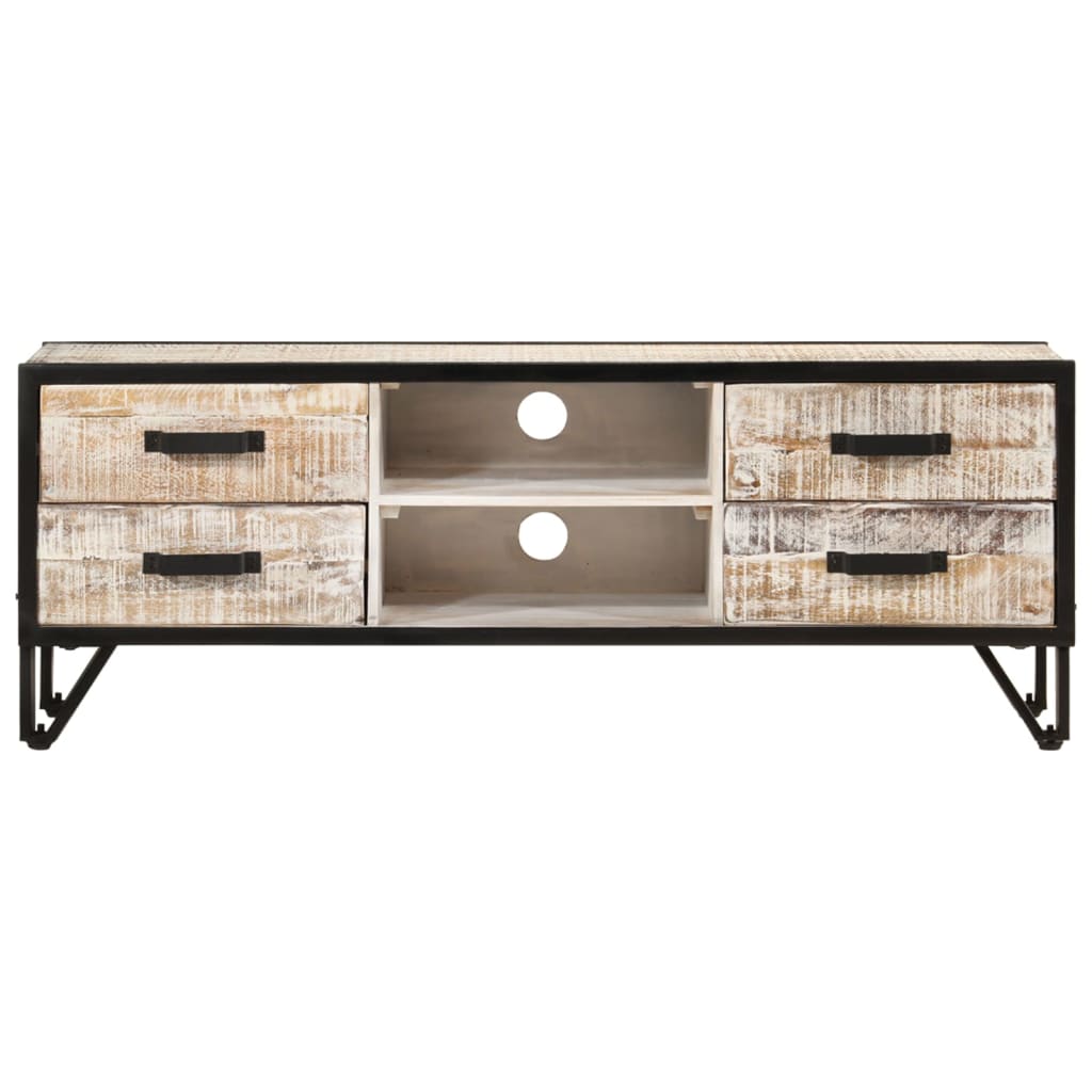TV cabinet 110x30x41 cm solid acacia wood