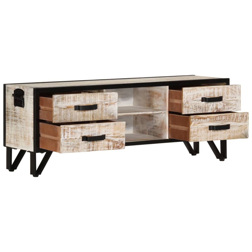 TV cabinet 110x30x41 cm solid acacia wood