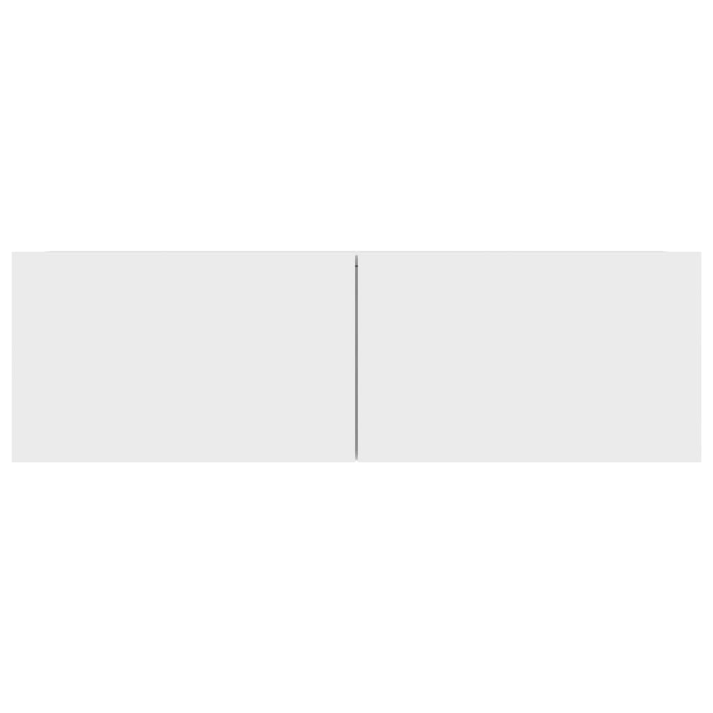 TV cabinets 4 pcs. White 100x30x30 cm wood material