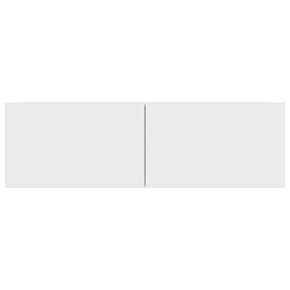 TV cabinets 4 pcs. White 100x30x30 cm wood material