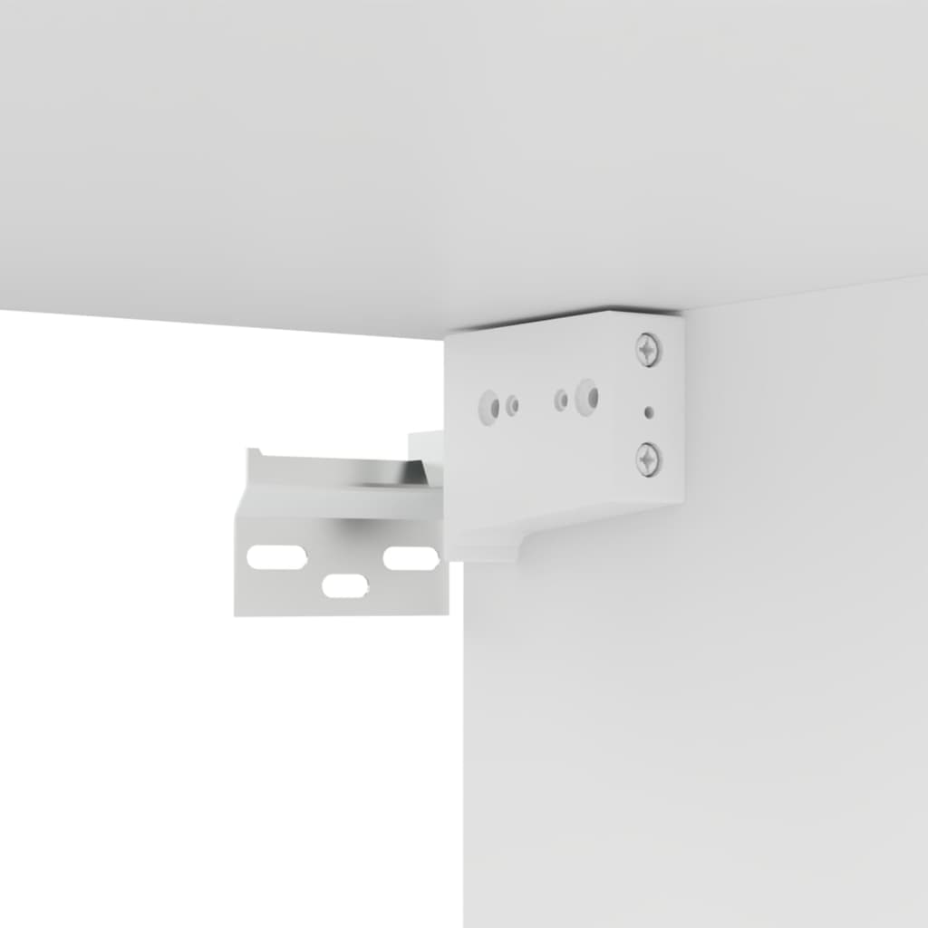 TV cabinets 4 pcs. White 100x30x30 cm wood material