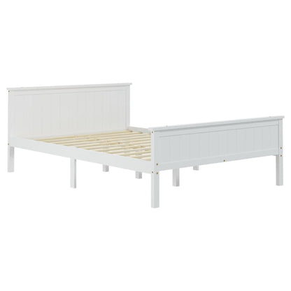 Solid wood bed white pine 160x200 cm