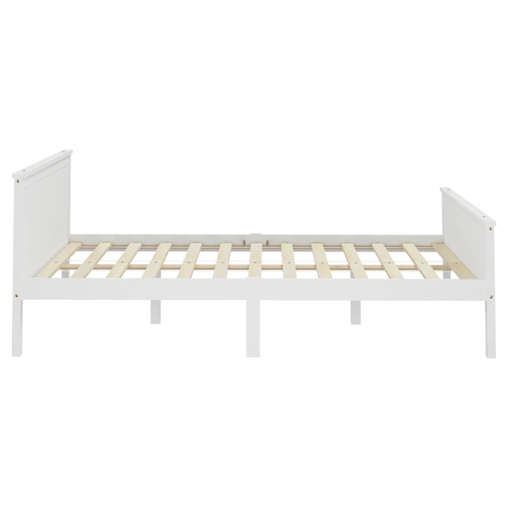 Solid wood bed white pine 160x200 cm