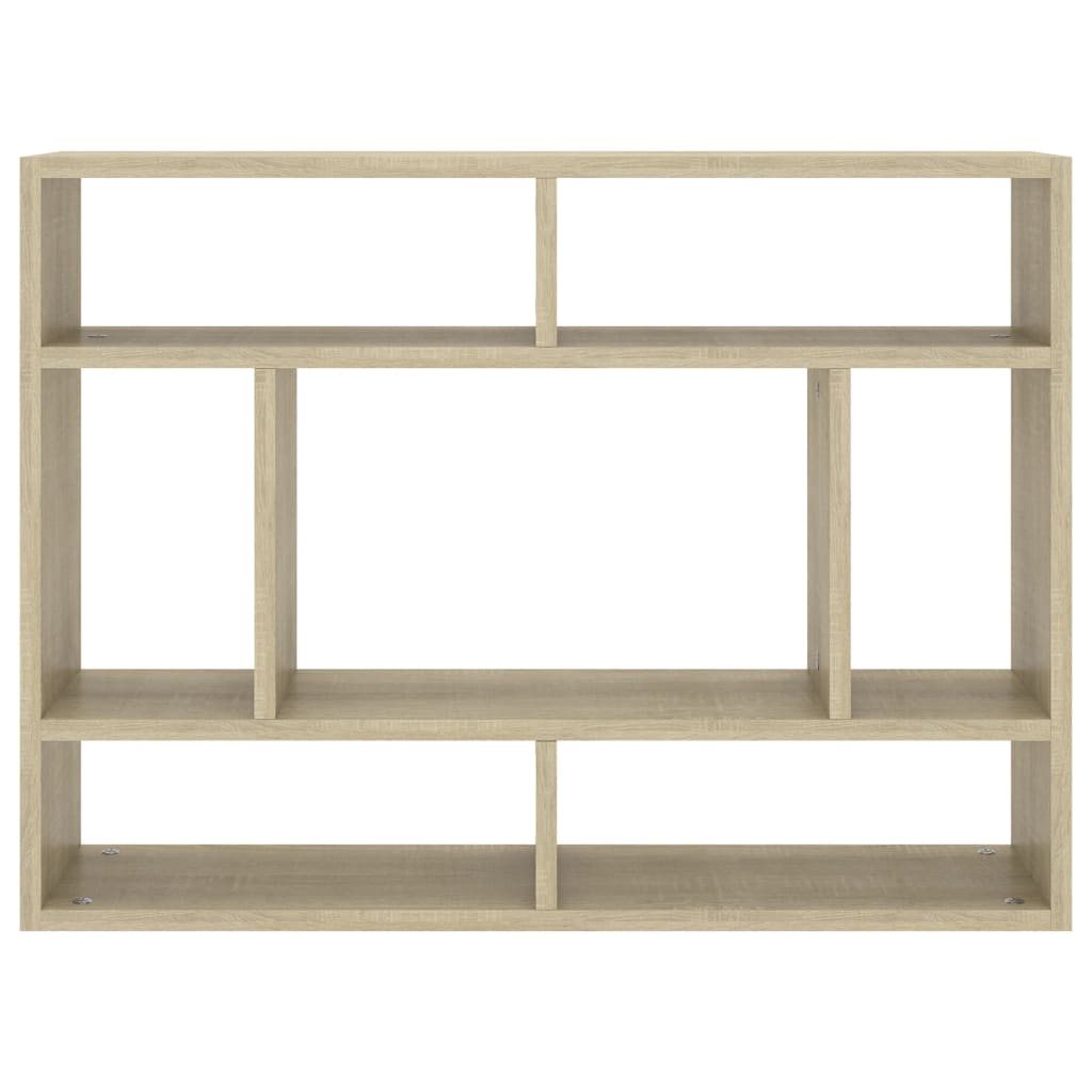 Wall shelf Sonoma oak 75x16x55 cm wood material