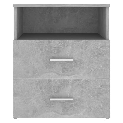 Bedside tables 2 pcs. Concrete grey 50x32x60cm