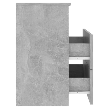 Bedside tables 2 pcs. Concrete grey 50x32x60cm