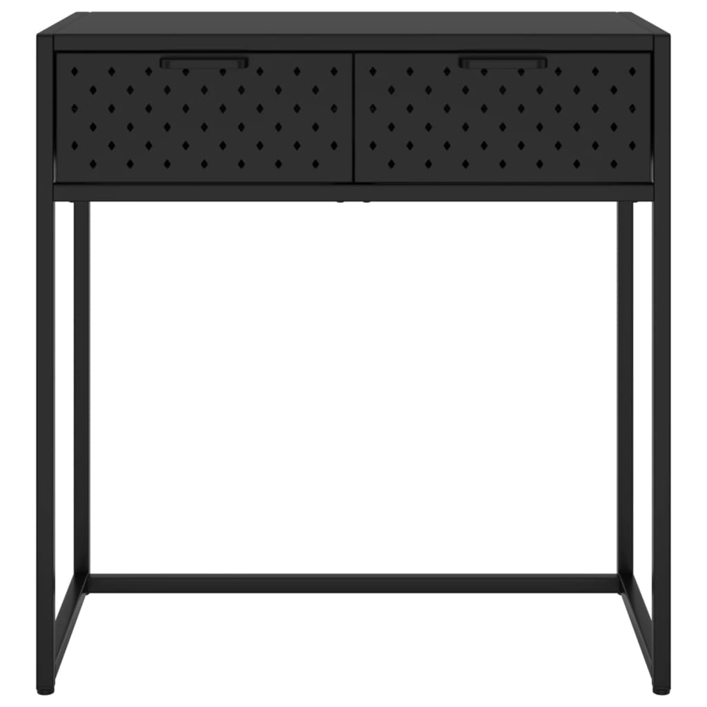 Konsolentisch Schwarz 72x35x75 cm Stahl