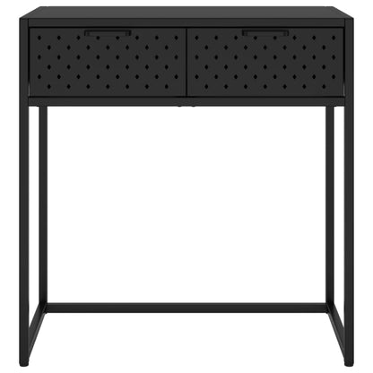 Konsolentisch Schwarz 72x35x75 cm Stahl