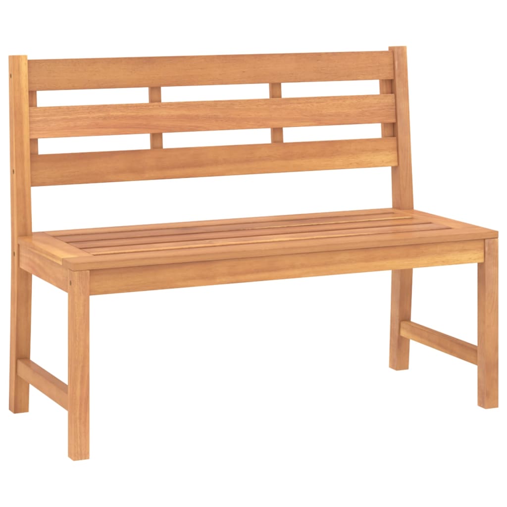 Garden bench 114 cm solid teak wood