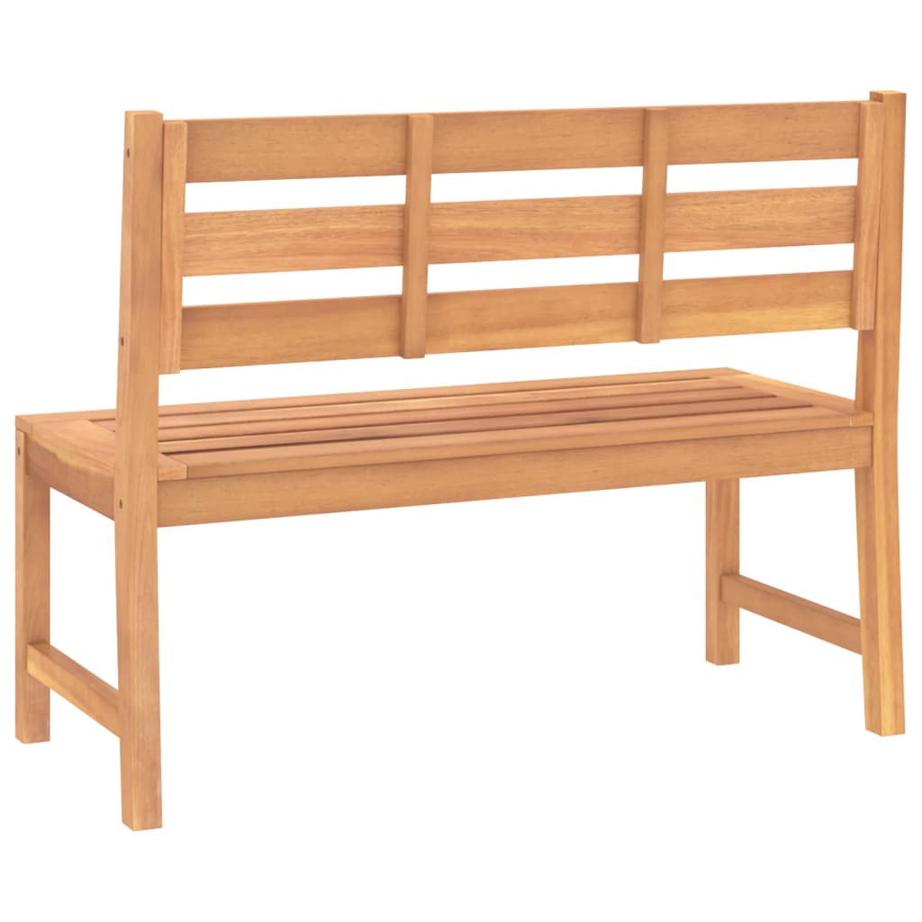 Garden bench 114 cm solid teak wood