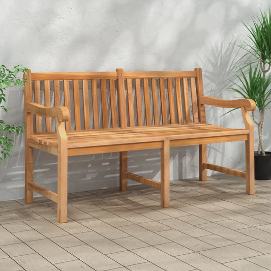 Garden bench 150 cm solid teak