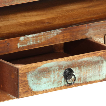 Komoda za TV višebojna 110x30x40 cm obrađeno masivno drvo