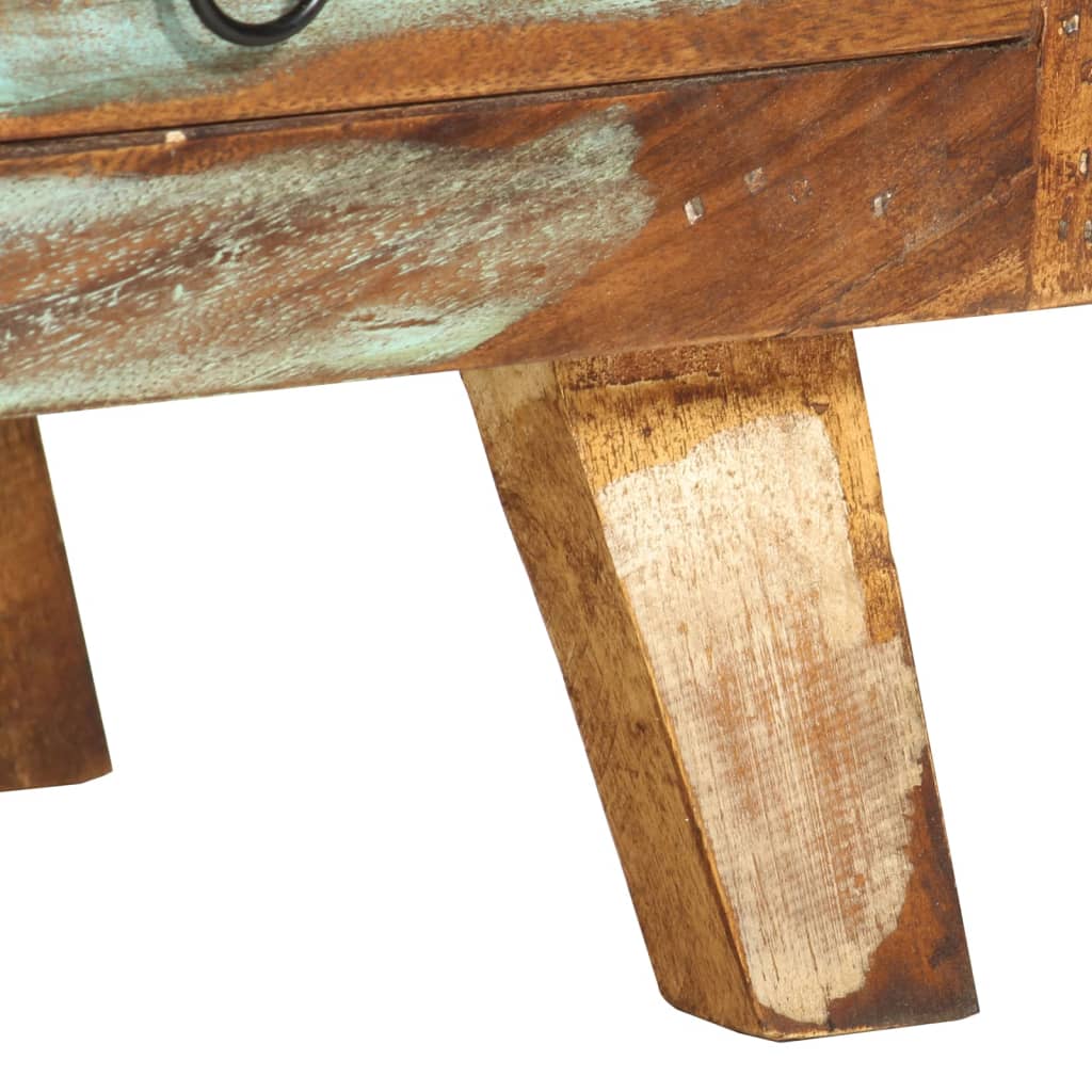 Komoda za TV višebojna 110x30x40 cm obrađeno masivno drvo