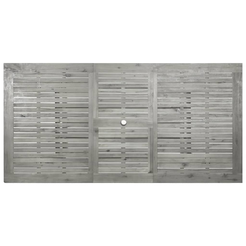 Vrtni blagovaonski stol (150-200)x100x75 cm puno bagremovo drvo
