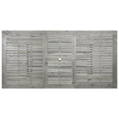Vrtni blagovaonski stol (150-200)x100x75 cm puno bagremovo drvo