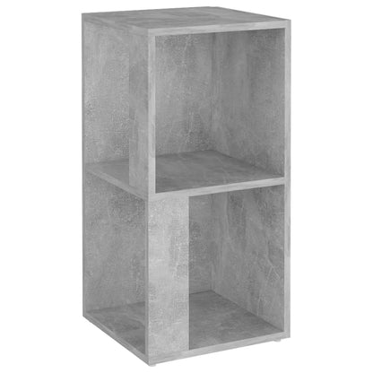 Corner shelf concrete grey 33x33x67 cm wood material