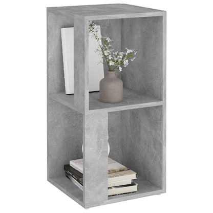 Corner shelf concrete grey 33x33x67 cm wood material