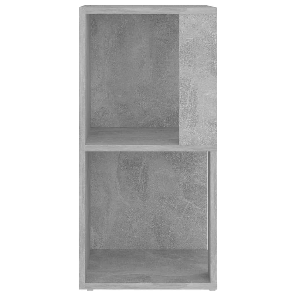Corner shelf concrete grey 33x33x67 cm wood material