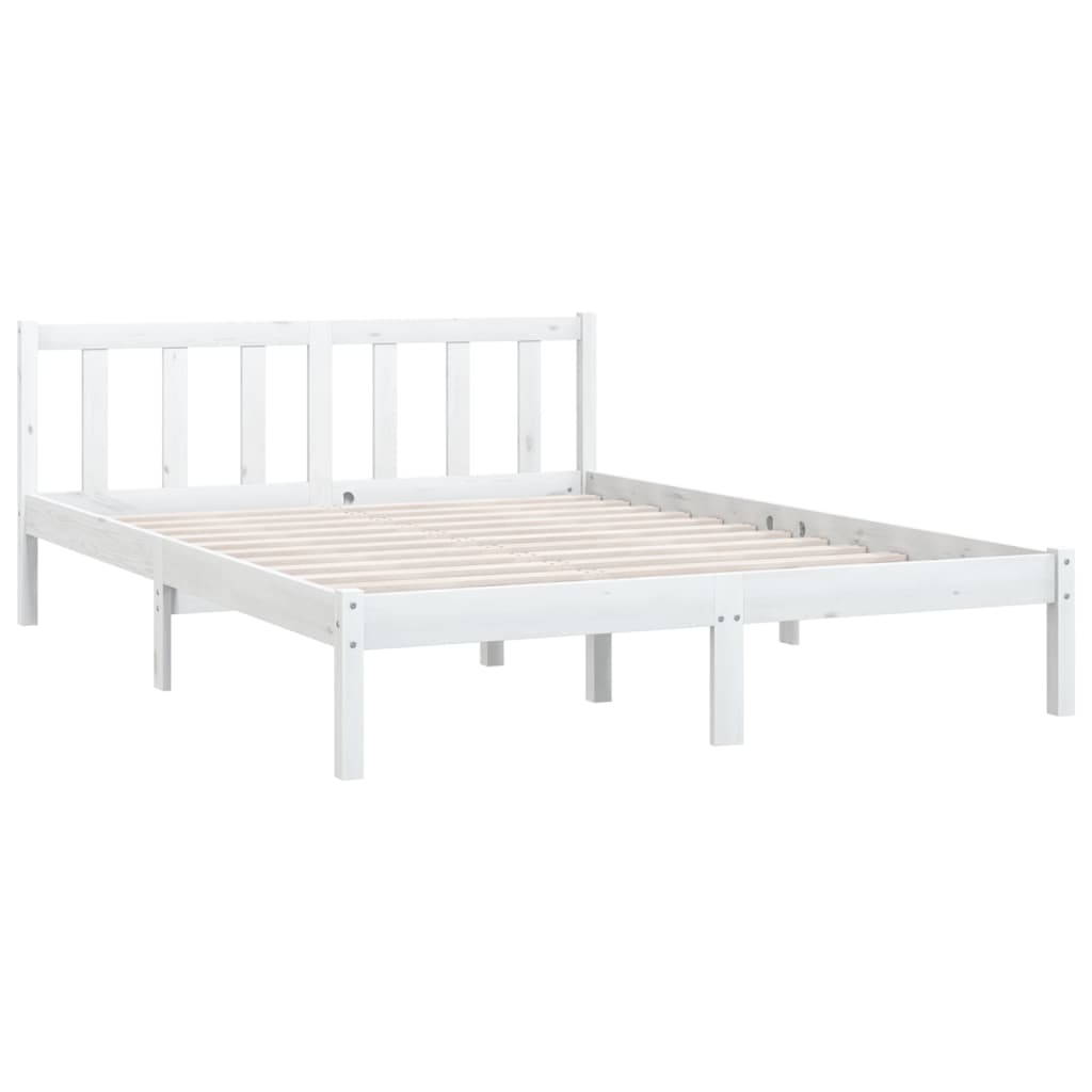 Solid wood bed white pine 160x200 cm