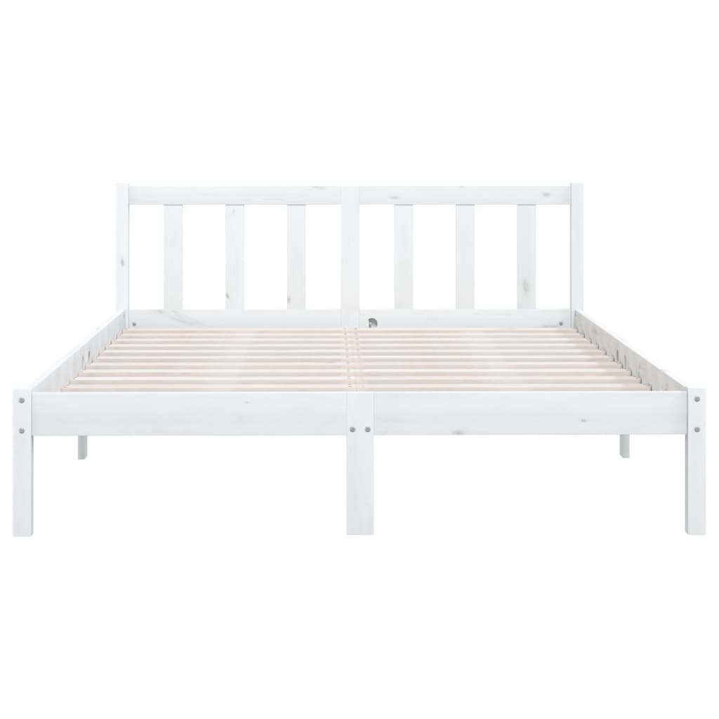 Solid wood bed white pine 160x200 cm