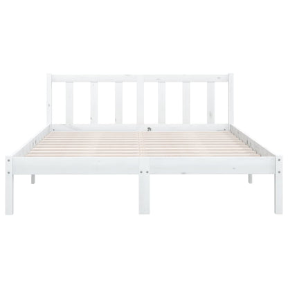 Solid wood bed white pine 160x200 cm