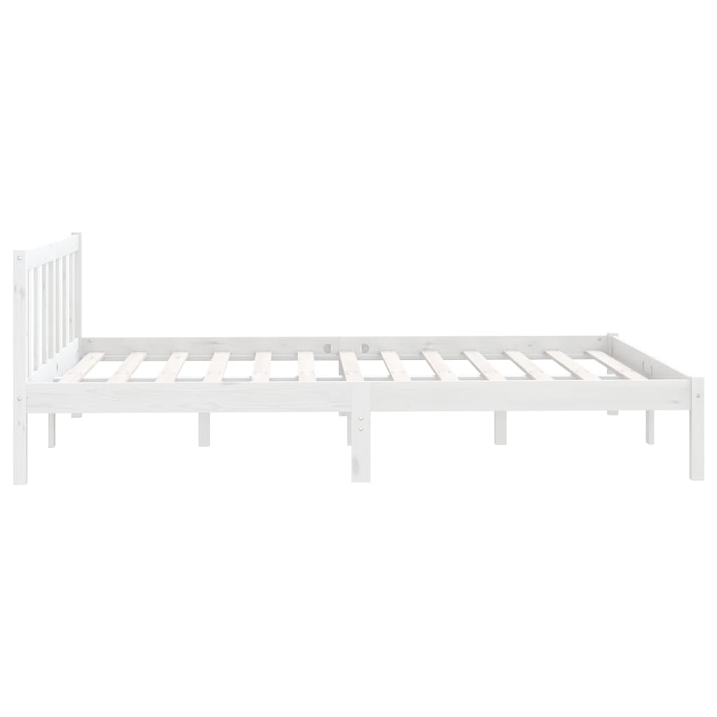 Solid wood bed white pine 160x200 cm