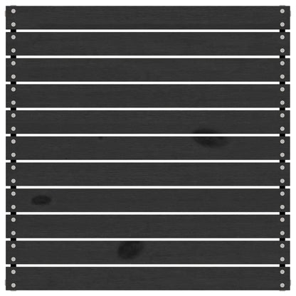 5-tlg. Garten-Lounge-Set Schwarz Massivholz Kiefer