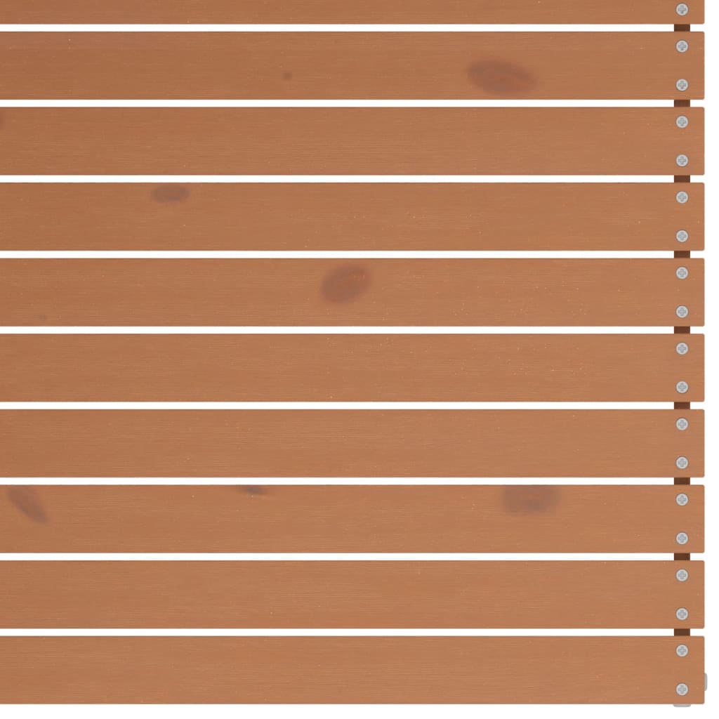 3 kom. Vrtna garnitura za sjedenje medeno smeđa masivna borovina