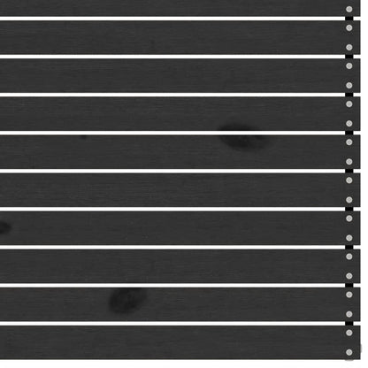 4 kom. Vrtna lounge garnitura od punog crnog bora