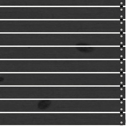 8-piece garden lounge set black solid pine