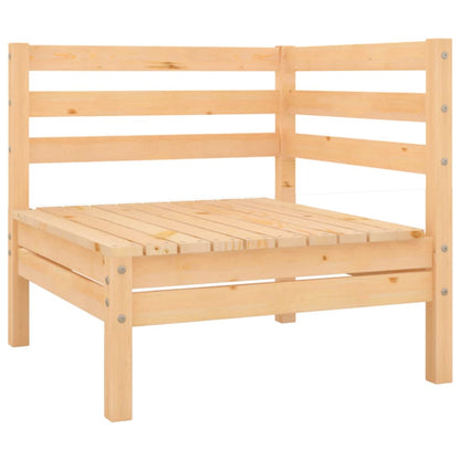 4-piece garden lounge set solid pine