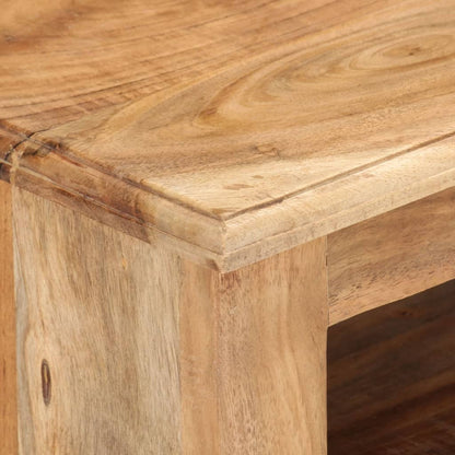 TV ormarić od punog bagremovog drveta 110x30x40 cm smeđi