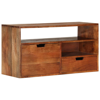 TV cabinet 80x30x42 cm solid acacia wood