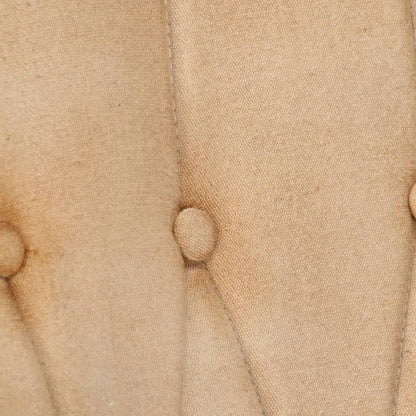 Stolica za ljuljanje sa stolicom krem ​​vintage platno