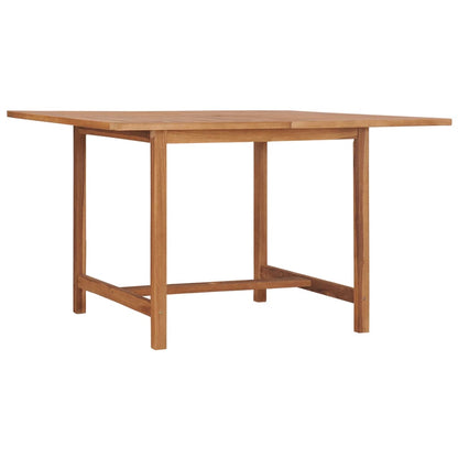Garden dining table 110x110x75 cm solid teak