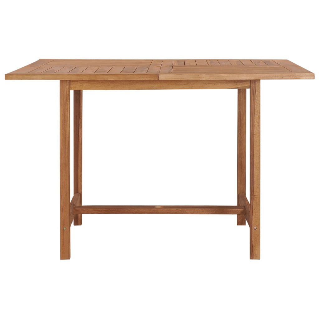 Garden dining table 110x110x75 cm solid teak