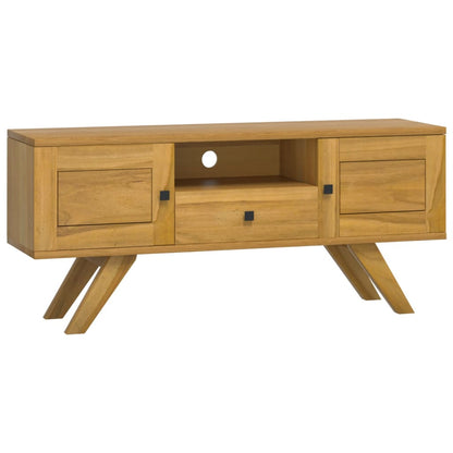 TV cabinet 110x30x50 cm solid teak wood