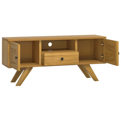 TV cabinet 110x30x50 cm solid teak wood