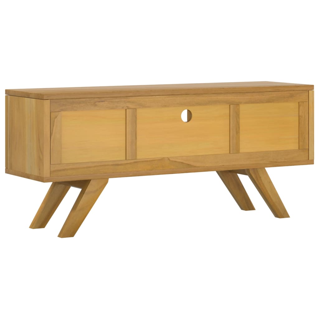 TV cabinet 110x30x50 cm solid teak wood
