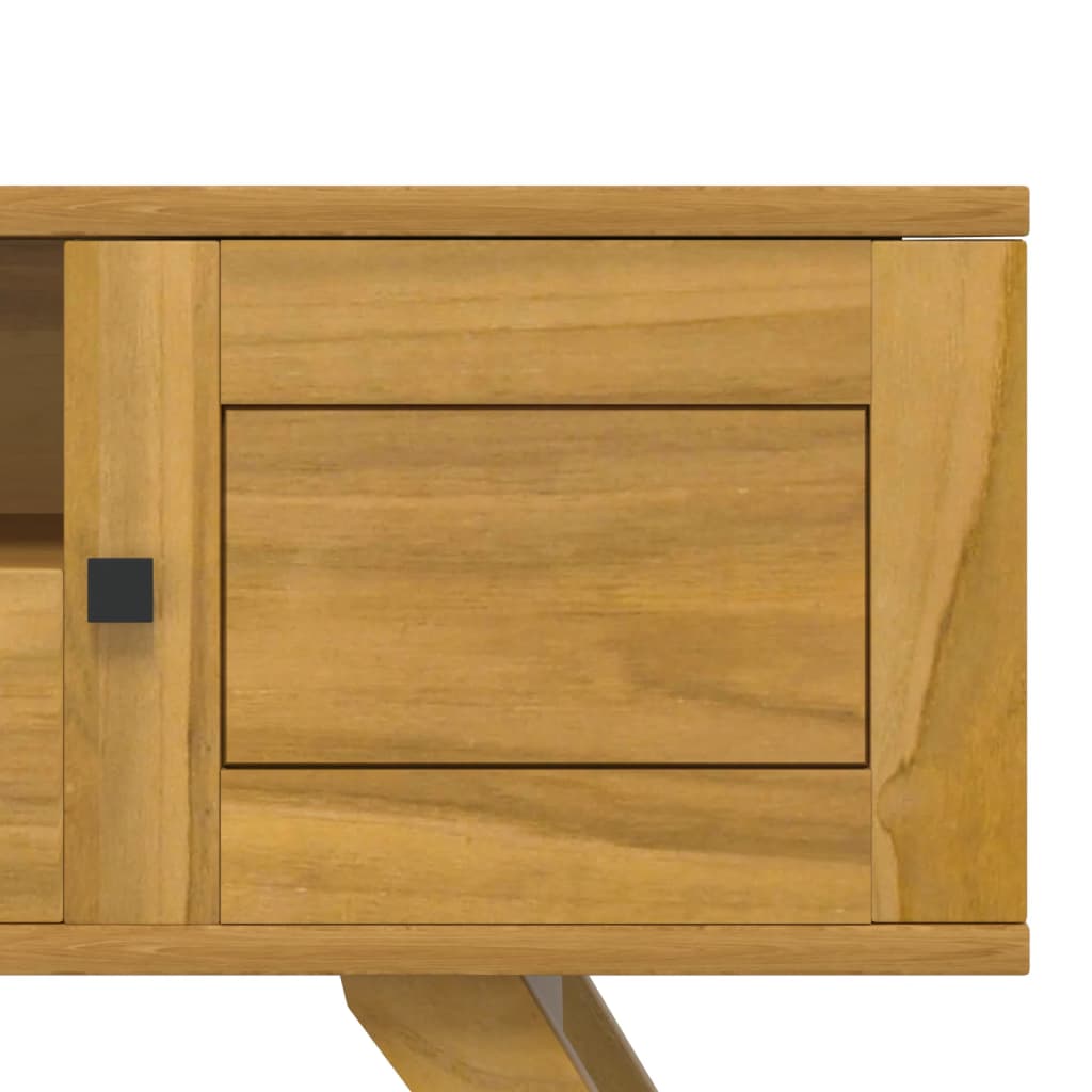 TV cabinet 110x30x50 cm solid teak wood