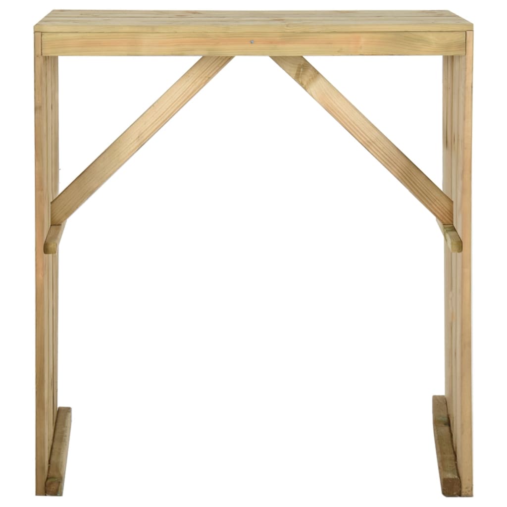 Bar table 100x60x110 cm Impregnated pinewood