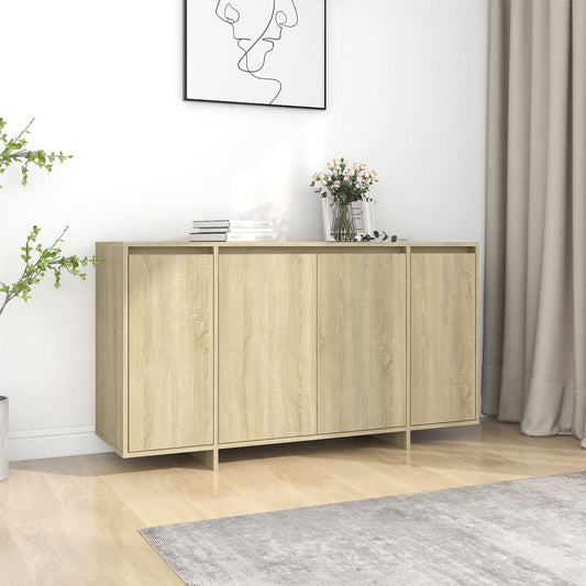 Sideboard Sonoma oak 135x41x75 cm wood material